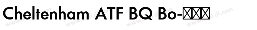 Cheltenham ATF BQ Bo字体转换